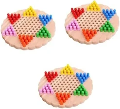 SAFIGLE 1pc Travel Chess Board Toys For Travel Desktop Toys Chess Game For Kids Intelligence Toy For Kids Chinese Draughts Backgammon Set Checkerboard Wooden Pattern China Child -Classic Board Game Shop 41lLM0OOPGL. AC