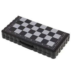 1Pc Antique Plastic International Travel Chess Set Mini Portable Magnetic Folding Board Classic Camping Game Toy Kid Gift -Classic Board Game Shop 41mcR9a0l2L