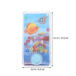 Beach Gift Handheld Water Game Ring Toss: 4pcs Water Ring Game Toy Mini Retro Pastime Toy Road Trip Essentials Kids For Children Adults Nostalgia Gifts -Classic Board Game Shop 41oIP2ImGWL