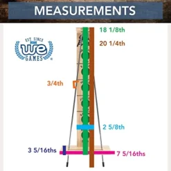WE Games Shoot The Moon - Solid Wood, 18 In. -Classic Board Game Shop 41p8uGnyOSL