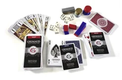 Grimaud Expert 78 130007171 Tarot 2 Sets Of 54 Cards, 6 Dice And 72 Chips Black Leather Case -Classic Board Game Shop 41qVRkn3wFL