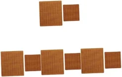 Alasum 12 Pcs Go Board Kids Travel Toys Travel Set Mini Toys For Kids Foldable Chessboards Classic Leather Travel Chess Set Go Chessboard Board Games Portable Go Board Child Dual Purpose -Classic Board Game Shop 41qVq42mjL. AC