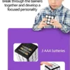 RXTECK Flashing Cube Is Challenge Brain Memory With 7-in-1 Magic Cube,Electronic Cube& Lighting Up Cube, Training Kids Attention, Brain Cube Toy For Kids 6-12 Years