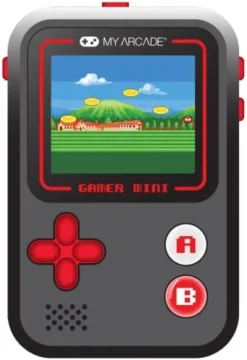 My Arcade Gamer Mini Classic-Red: Miniature Handheld Gaming System Packed With 160 Games, 1.8'' Color Display (DGUN-3925), Small -Classic Board Game Shop 41qkc 3bE7L. AC