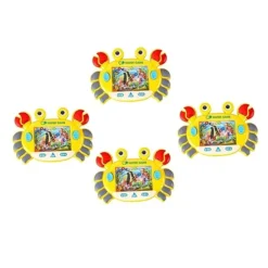 Water Ring Game Handheld 4pcs Crab Circle Water Machine Toys Kids Mini Toys Kids Playset Water Game Handheld Mini Retro Pastime Water Toss Toys Child