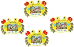 Water Ring Game Handheld 4pcs Crab Circle Water Machine Toys Kids Mini Toys Kids Playset Water Game Handheld Mini Retro Pastime Water Toss Toys Child -Classic Board Game Shop 41rRihtq1gL. AC