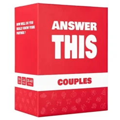 Answer This - Couples - How Well Do You Know Your Partner? - Relationship & Conversation Card Game For Date Night Or A Party - Cool Anniversary & Valentines Gift