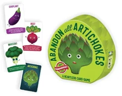 Gamewright - Abandon All Artichokes - A Heartless Card Game,Green