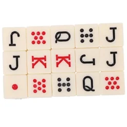 Alasum Liars Poker 45 Pcs Poker Dice Liars Dice Portable Dice And Chips Set Liars Dice Prop Birthday Party Games Acrylic Chipset Dice Game Alphabet Toys -Classic Board Game Shop 41t21TG5BRL