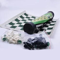 Shengsheng Plastic Leather Chess Portable Outdoor Chess Game Set Children And Youth Educational Toy Gift (50.5x50.5cm, 19.8x19.8in) 7 Shengsheng Plastic Leather Chess Portable Outdoor Chess Game Set Children And Youth Educational Toy Gift (50.5x50.5cm, 19.8x19.8in) -Classic Board Game Shop 41tDhtaInsL