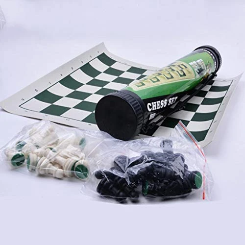 Shengsheng Plastic Leather Chess Portable Outdoor Chess Game Set Children And Youth Educational Toy Gift (50.5x50.5cm, 19.8x19.8in) 3 Shengsheng Plastic Leather Chess Portable Outdoor Chess Game Set Children And Youth Educational Toy Gift (50.5x50.5cm, 19.8x19.8in) - Image 3