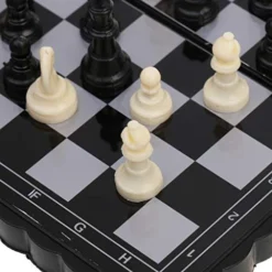1Pc Antique Plastic International Travel Chess Set Mini Portable Magnetic Folding Board Classic Camping Game Toy Kid Gift -Classic Board Game Shop 41uBoiPVe6L