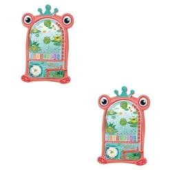 SAFIGLE 2 Pcs Fun Pinball Machine Kids Mini Toys Animals Toys Educational Toys Cartoon Pinball Machine Child Table Game Desktop Game Toy Desktop Travel Pink Gift Abs Mini Toy