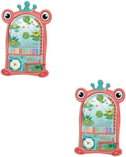 SAFIGLE 2 Pcs Fun Pinball Machine Kids Mini Toys Animals Toys Educational Toys Cartoon Pinball Machine Child Table Game Desktop Game Toy Desktop Travel Pink Gift Abs Mini Toy -Classic Board Game Shop 41uSZjedUbL. AC