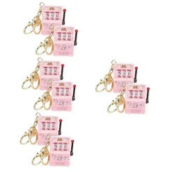 Toyvian 8 Pcs Rocker Keychain Aldult Toys Mini Slot Machine Kids Mini Toys Slot Machine Key Chain Tiny Gifts Mini Slot Machine Keychain Hand Held Game Keychain Handheld Slot Machine Game