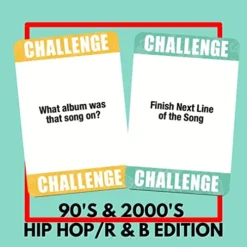 Lyrically Correct 90's And 2000's Hip Hop And R & B Music Trivia Card Game |Multi-Generational Family Gatherings, Adult Game Night And Fun Trivia -Classic Board Game Shop 41v7onGV2RL