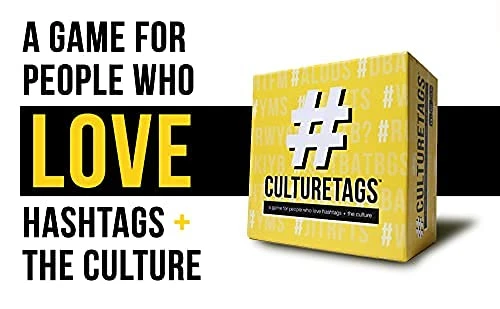 #CultureTags - A Game For People Who Love Hashtags , The Culture , Party Game Set For Family Fun Or Virtual Play , Age 13 Years And Up, Yellow 2 #CultureTags - A Game For People Who Love Hashtags , The Culture , Party Game Set For Family Fun Or Virtual Play , Age 13 Years And Up, Yellow - Image 2
