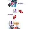 Schmidt Spiele 49346 Brikks Dice Game From The Klein & Fein Series, Multi-Coloured