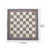 Ibasenice Mini Toys European International Chess With Foldable Fabric Chessboard Vintage Chess Game Boards Chess Fancy Travel Game Game Supplies For Travel Home Game Magnetic Travel Kit