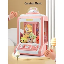 ADLOF Mini Claw Machine With Music And Lighting, Electronic Arcade-Style Game, Ideal For Use With Small Toys/Candy, Best Gift & Party Game For Kids (Color : 10 Dolls) -Classic Board Game Shop 41w8fuXGLML