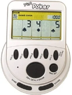 Handheld Games For Adults Gift Pack- Includes Mega Screen Solitaire Handheld Game And 7 In 1 Electronic Poker Games 10 Handheld Games For Adults Gift Pack- Includes Mega Screen Solitaire Handheld Game And 7 In 1 Electronic Poker Games -Classic Board Game Shop 41zk9hF90kL