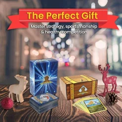 Golden Groundhog TCG Deck Box Including 200 Assorted Cards (3 Random Ultra Rares, 4 Rare Cards, 3 Holographics, 90 Common/Uncommons, And 100 Energy Cards) -Classic Board Game Shop 510DTyphhuL