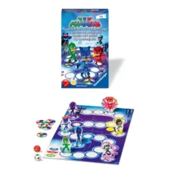 Ravensburger PJ Masks 23459 PJ Masks Pyjama Heroes On Gangster Hunt -Classic Board Game Shop 510TRjw24wL