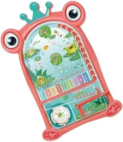 SAFIGLE 2 Pcs Fun Pinball Machine Kids Mini Toys Animals Toys Educational Toys Cartoon Pinball Machine Child Table Game Desktop Game Toy Desktop Travel Pink Gift Abs Mini Toy -Classic Board Game Shop 5110hNg55ZL. AC