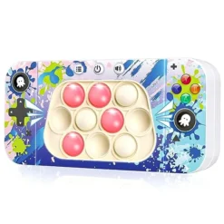 Pop Toys For Kids Adults, Electronic Fidget Light-up Sensory Games Travel Handheld Game Bubble Birthday Gifts For Age 8 9 10-12-18 Year Old Girl Boys (Blue)