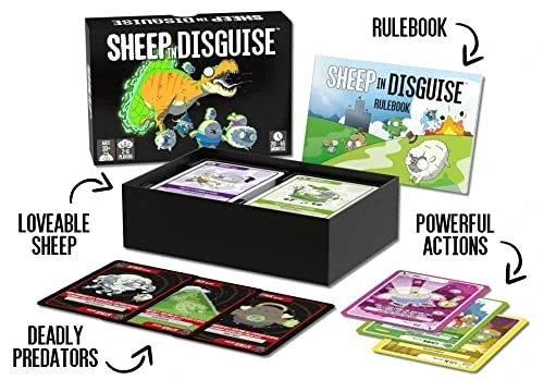 Sheep In Disguise : The Original Core Game, Card Game Packed Full Of Sheep, 2 To 6 Players, 20 To 45 Minute Play Time, For Ages 10 And Up 5 Sheep In Disguise : The Original Core Game, Card Game Packed Full Of Sheep, 2 To 6 Players, 20 To 45 Minute Play Time, For Ages 10 And Up - Image 5