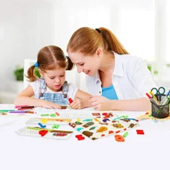 SpringFlower See & Spell Matching Letter Toy,Learning Educational Toy For 3 4 5 6 Years Old Boys And Girls,Preschool Learning Activities,Shape & Color Recognition Game,Cvc Word Builders For Kids,80Pcs -Classic Board Game Shop 512yiluwaAL