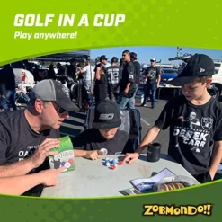 Zobmondo!! GOLO Golf Dice Game | For Golfers, Families, And Kids | Portable Fun Game For Home, Travel, Camping, Vacation, Beach | Award Winner -Classic Board Game Shop 513os16QAyL