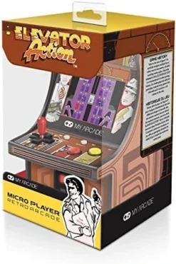 My Arcade Micro Player Mini Arcade Machine: Elevator Action Video Game, Fully Playable, 6.75 Inch Collectible, Color Display, Speaker, Volume Buttons, Headphone Jack, Battery Or Micro USB Powered 14 My Arcade Micro Player Mini Arcade Machine: Elevator Action Video Game, Fully Playable, 6.75 Inch Collectible, Color Display, Speaker, Volume Buttons, Headphone Jack, Battery Or Micro USB Powered -Classic Board Game Shop 514LzPFqaVL. AC