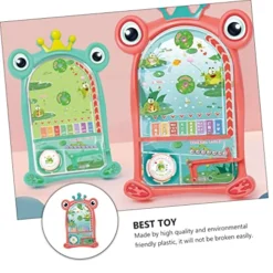 SAFIGLE 2 Pcs Fun Pinball Machine Kids Mini Toys Animals Toys Educational Toys Cartoon Pinball Machine Child Table Game Desktop Game Toy Desktop Travel Pink Gift Abs Mini Toy -Classic Board Game Shop 514mcvdiWlL
