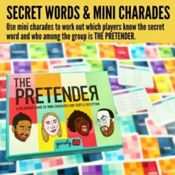 The Pretender: The Pocketsize Game Of Subtle Signals, Skillful Guesswork And Artful Bluffing. Hilarious Social Deduction Game For Adults, Teenagers And Families -Classic Board Game Shop 515d0tUYndL