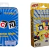 George & Company LCR Left Right Center Dice Game Prime 2-Pack Bundle | Original LCR Left Center Right Dice Game (Blue Tin) + New LCR Card Game | George And Company Left Center Right Game