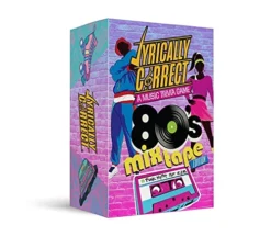 Lyrically Correct 80'S Mixtape Hip Hop, R & B, Funk And Pop Music Trivia Card Game |Multi-Generational Family Gatherings, Adult Game Night And Fun Trivia