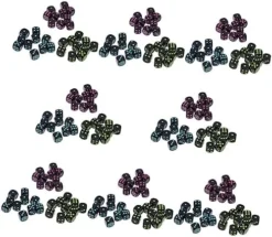 SAFIGLE 15 Sets 30pcs Regular Point Dice Colored Dice Role Playing Dice Black Decor Party Game Dice Mini Dice Teaching Math Dice Party Game Dot Dices Dice Game Playing Props Dice Props Toy -Classic Board Game Shop 517FNgOXAgL. AC