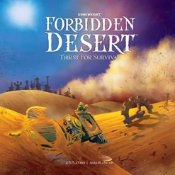 Gamewright Forbidden Desert – The Cooperative Strategy Survival Desert Board Game Multi-colored, 5" -Classic Board Game Shop 5189TBI5WNL