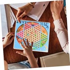 SAFIGLE 2 Sets Chess Flying Toy Kids Travel Toys Wooden Toys For Infants China 2 In 1 Flight Ladder Parent-Child Toy Wooden Beads Chinese Chess Game Set Chess Playing Game Ludo Travel -Classic Board Game Shop 518xgPFx6wL