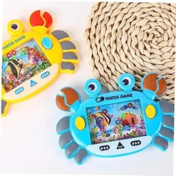 Water Ring Game Handheld 4pcs Crab Circle Water Machine Toys Kids Mini Toys Kids Playset Water Game Handheld Mini Retro Pastime Water Toss Toys Child -Classic Board Game Shop 5198Tu6XopL