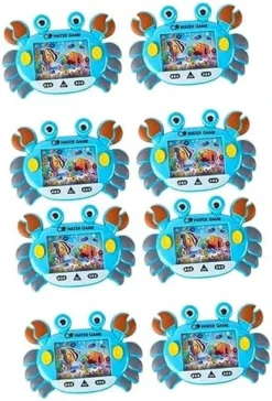 Water Ring Game Handheld 4pcs Crab Circle Water Machine Toys Kids Mini Toys Kids Playset Water Game Handheld Mini Retro Pastime Water Toss Toys Child -Classic Board Game Shop 519ZvpCCRRL. AC