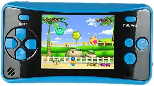 Portable Handheld Games For Kids 2.5" LCD Screen Game TV Output Arcade Gaming Player System Built In 182 Classic Retro Video Games Birthday For Your Boys Girls (Blue) 6 Portable Handheld Games For Kids 2.5" LCD Screen Game TV Output Arcade Gaming Player System Built In 182 Classic Retro Video Games Birthday For Your Boys Girls (Blue) - Image 6