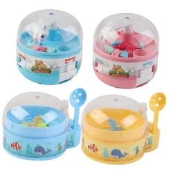 Alasum Claw Machine Game 4pcs Dinosaur Catching Machine Dinosaur Party Favors Claw Machine Handheld Tiny Kids Claw Machine Miniature Christmas Claw Machine Children Claw Machine