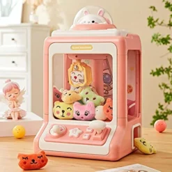 Harilla Small Claw Machine ,Kids Arcade Claw Machine , Pink -Classic Board Game Shop 51CQ2loM0pL