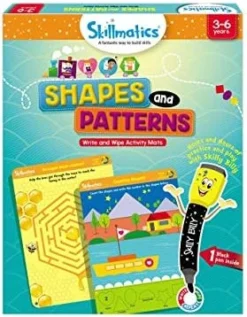 Skillmatics Educational Game - Boredom Buster, Reusable Activity Mats With Dry Erase Marker, Gifts, Travel Toy, Ages 3 To 6 -Classic Board Game Shop 51CV6K9JYGL. AC