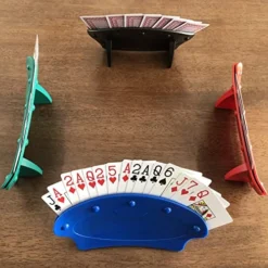 Yuanhe Set Of 4 Playing Card Holder For Kids Seniors,Hands Free Cards Holders For Poker Parties, Family Card Game Nights -Classic Board Game Shop 51CbNzAEumL