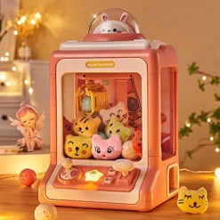 Harilla Small Claw Machine ,Kids Arcade Claw Machine , Pink -Classic Board Game Shop 51Djs8oISYL