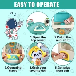 Claw Machine For Kids, Arcade Mini Vending Machines Candy Grabber With Prizes Arcade Games Machines For Home Electronic Claw Machine For Party Gifts For Girls Boys 4 5 6 7 8 9 10 11 12 Years Old -Classic Board Game Shop 51DyjroWopL