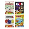 Hasbro Family Grab And Go Variety Pack Bundle: Clue, Monopoly, Connect 4 And Hungry Hungry Hippos Travel Sized Board Games (4 Items)